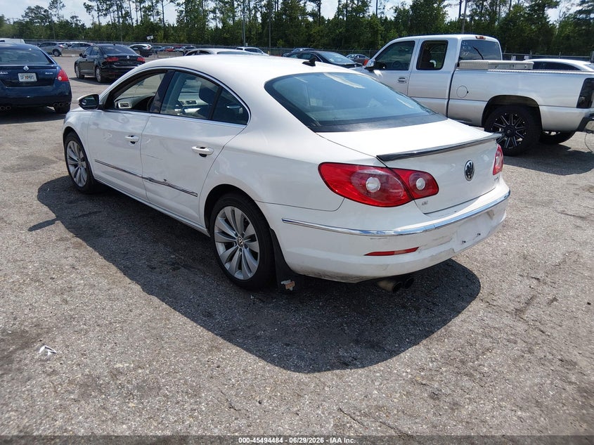 2012 Volkswagen Cc VIN WVWMN7AN0CE504139 IAAI salvage auction — NORMAL WEAR, Clear (Florida), sold $25 on 2026-08-11 (photo 3)
