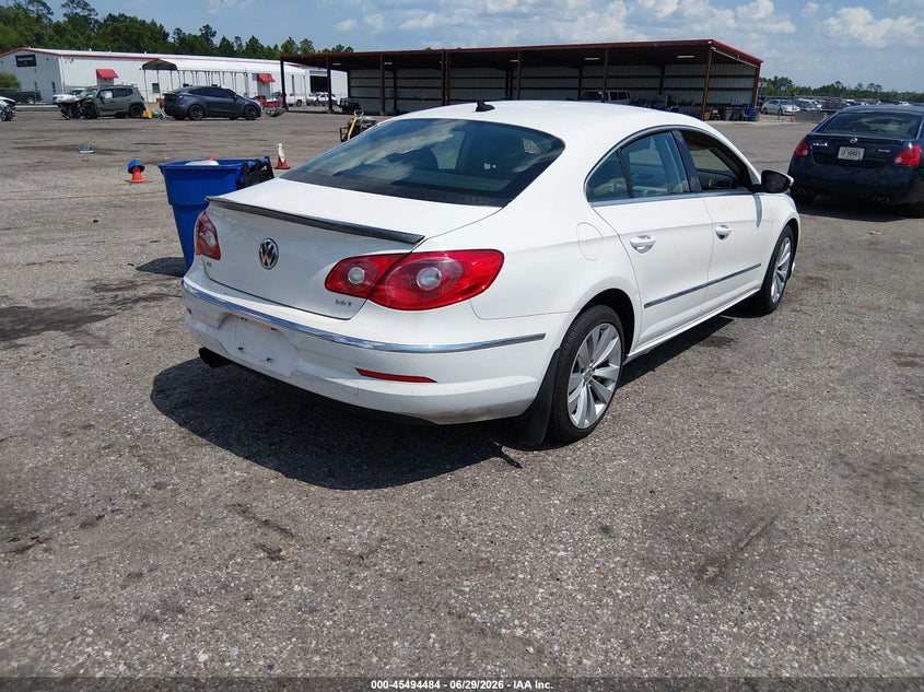 2012 Volkswagen Cc VIN WVWMN7AN0CE504139 IAAI salvage auction — NORMAL WEAR, Clear (Florida), sold $25 on 2026-08-11 (photo 4)