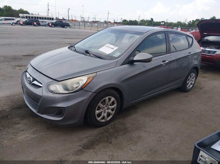 2014 Hyundai Accent VIN KMHCT5AE7EU147200 IAAI salvage auction — NORMAL WEAR, Clear (Louisiana), sold $1,200 on 2026-07-13 (photo 2)