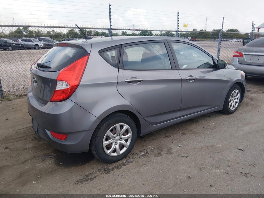 2014 Hyundai Accent VIN KMHCT5AE7EU147200 IAAI salvage auction — NORMAL WEAR, Clear (Louisiana), sold $1,200 on 2026-07-13 (photo 4)