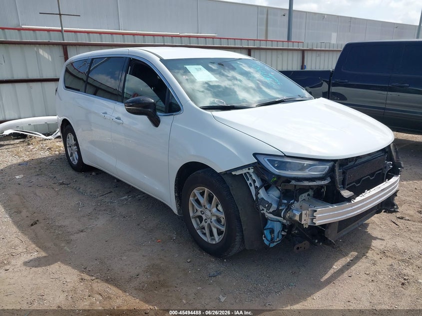 2026 Chrysler Pacifica VIN 2C4RC1BG0TR196756 IAAI salvage auction — LEFT FRONT, Enterprise Vehicles Clear Only (Arizona), sold $16,200 on 2026-08-01 (photo 1)