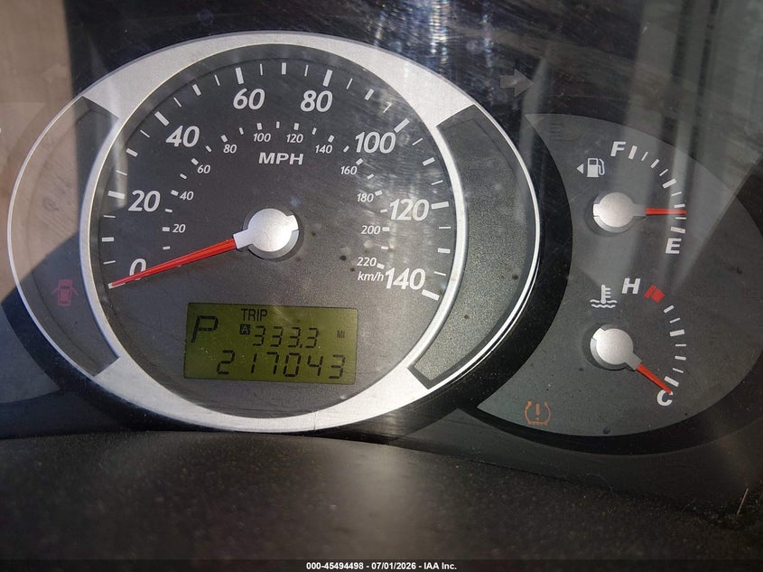 2008 Hyundai Tucson VIN KM8JM12B98U857401 IAAI salvage auction — NORMAL WEAR, Clear-Endorsement (Wisconsin), sold $400 on 2026-07-22 (photo 7)