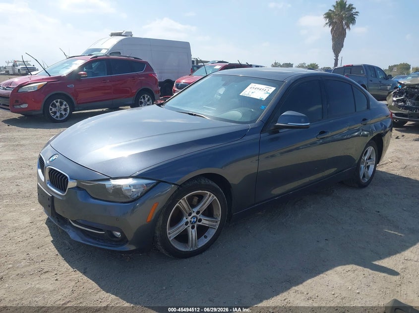 2016 BMW 3er VIN WBA8E9G51GNT43663 IAAI salvage auction — UNKNOWN, Clear - Dealer Only (California), sold $1,900 on 2026-07-22 (photo 2)