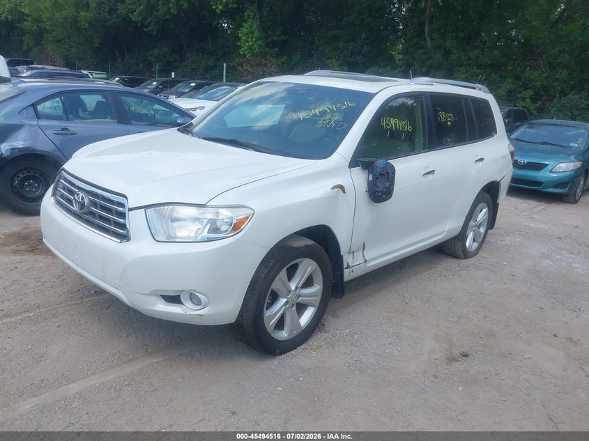 2010 Toyota Highlander VIN 5TDDK3EH1AS030408 IAAI salvage auction — LEFT & RIGHT, Clear (Montana), sold $2,800 on 2026-07-22 (photo 2)