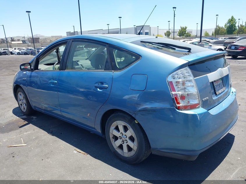 2007 Toyota Prius VIN JTDKB20U677607457 IAAI salvage auction — SIDE, Salvage Certificate (California), sold $1,100 on 2026-07-17 (photo 6)
