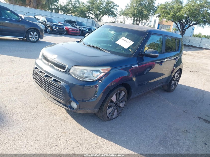 2015 Kia Soul VIN KNDJX3A58F7134671 IAAI salvage auction — NORMAL WEAR, Clear (Florida), sold $925 on 2026-07-08 (photo 2)