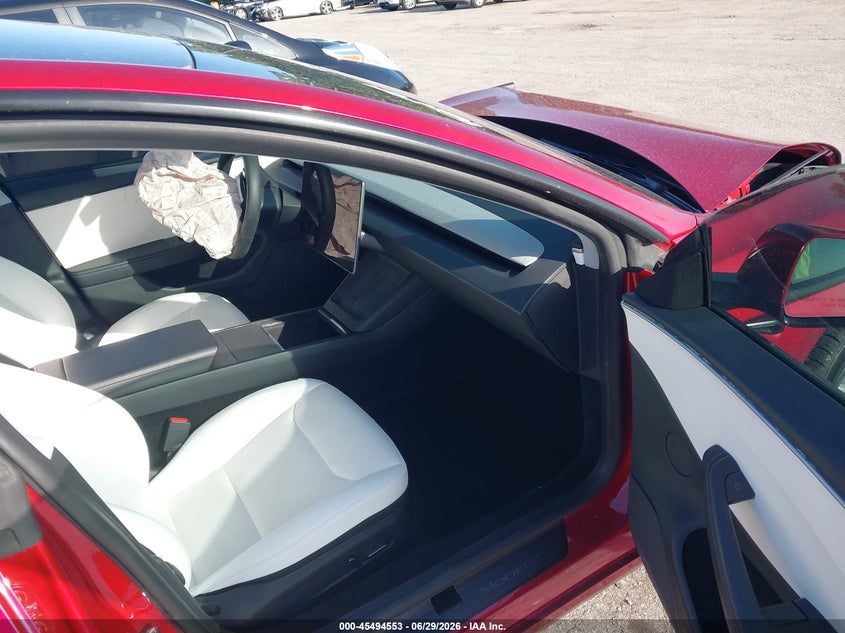 2024 Tesla Model 3 VIN 5YJ3E1EB4RF813502 IAAI salvage auction — REAR END, Salvage Title, sold $13,400 on 2026-08-02 (photo 5)