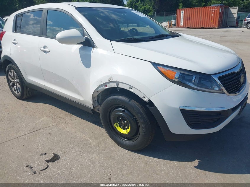 2015 Kia Sportage VIN KNDPB3AC2F7786578 IAAI salvage auction — NORMAL WEAR, Clear (Maryland), sold $1,150 on 2026-07-23 (photo 6)