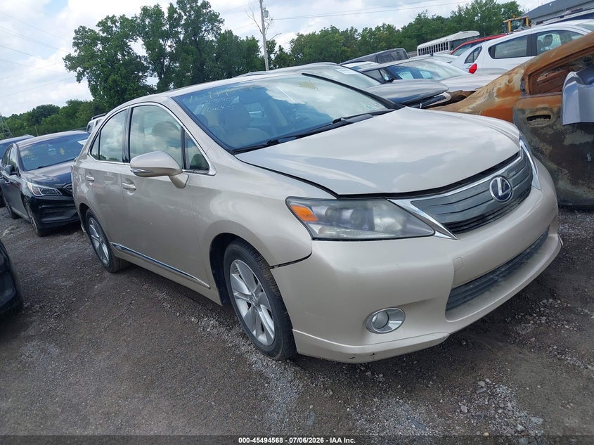 2011 Lexus Hs 250h VIN JTHBB1BA7B2048356 IAAI salvage auction — RIGHT SIDE, Clear (Indiana), sold $2,100 on 2026-07-15 (photo 1)