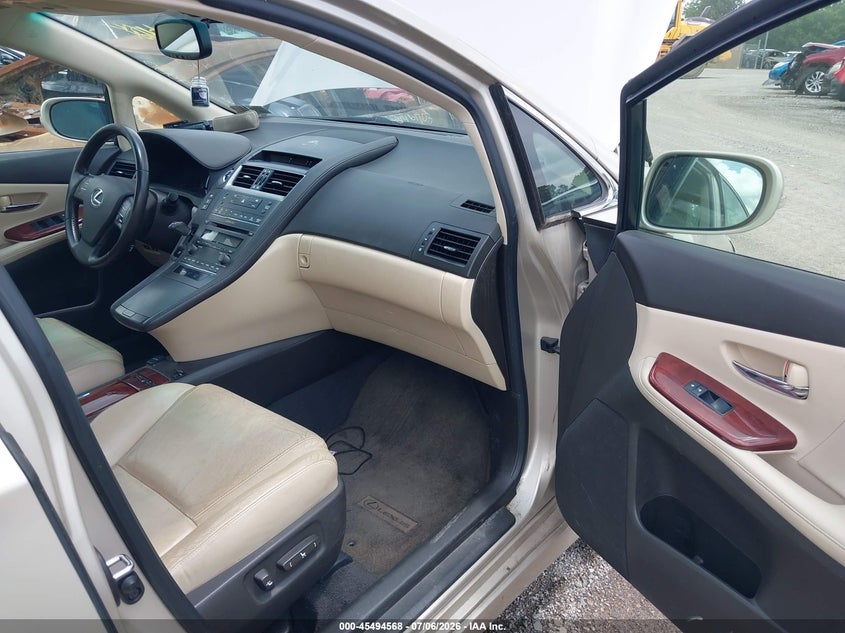 2011 Lexus Hs 250h VIN JTHBB1BA7B2048356 IAAI salvage auction — RIGHT SIDE, Clear (Indiana), sold $2,100 on 2026-07-15 (photo 5)