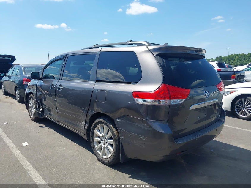 2011 Toyota Sienna VIN 5TDDK3DCXBS027255 IAAI salvage auction — LEFT SIDE, Salvage (Idaho), sold $1,650 on 2026-07-22 (photo 3)
