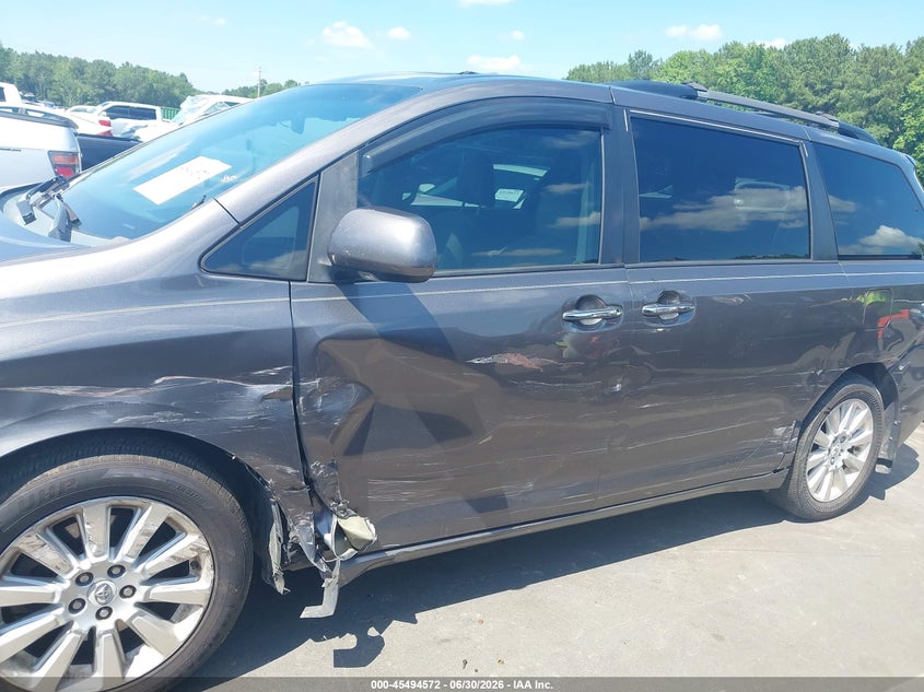 2011 Toyota Sienna VIN 5TDDK3DCXBS027255 IAAI salvage auction — LEFT SIDE, Salvage (Idaho), sold $1,650 on 2026-07-22 (photo 6)