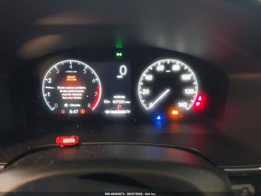 2025 Honda Cr-v VIN 7FARS4H78SE013274 IAAI salvage auction — RIGHT FRONT, Salvage (Idaho), sold $11,600 on 2026-07-29 (photo 7)