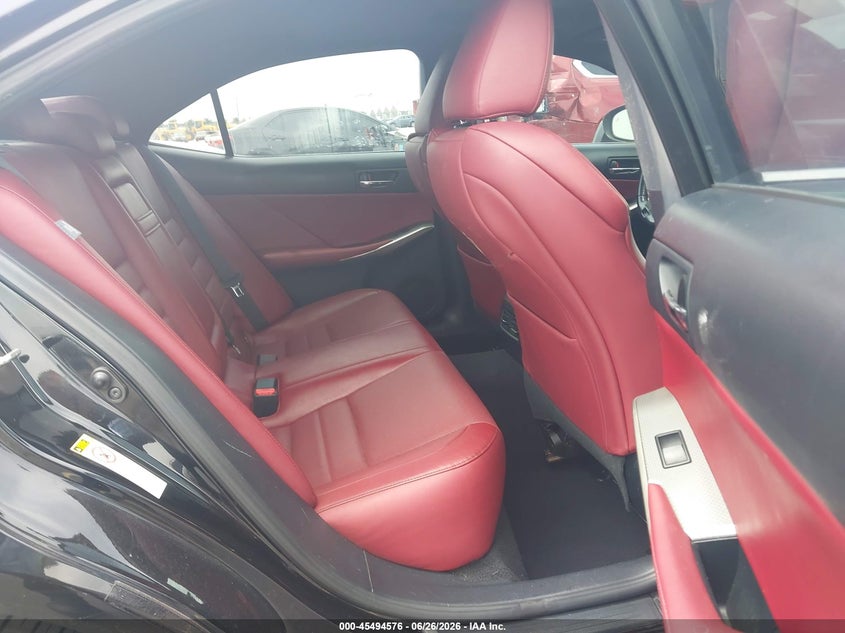 2016 Lexus Is VIN JTHBA1D25G5023714 IAAI salvage auction — LEFT REAR, Rebuildable (Florida), sold $2,550 on 2026-07-30 (photo 8)