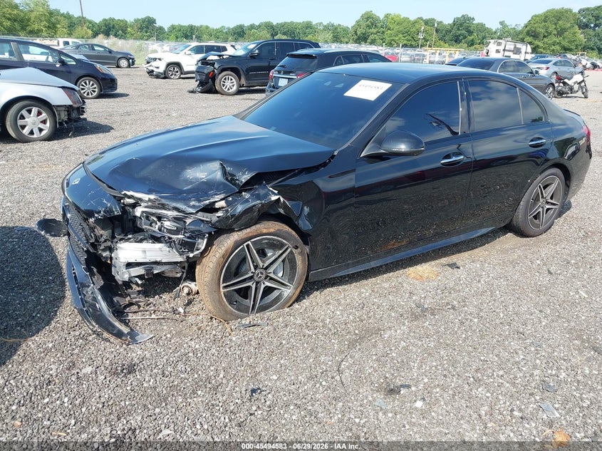 2024 Mercedes-benz C-klasse VIN W1KAF4HB2RR202093 IAAI salvage auction — LEFT FRONT, Salvage (South Carolina), sold $14,000 on 2026-08-02 (photo 2)