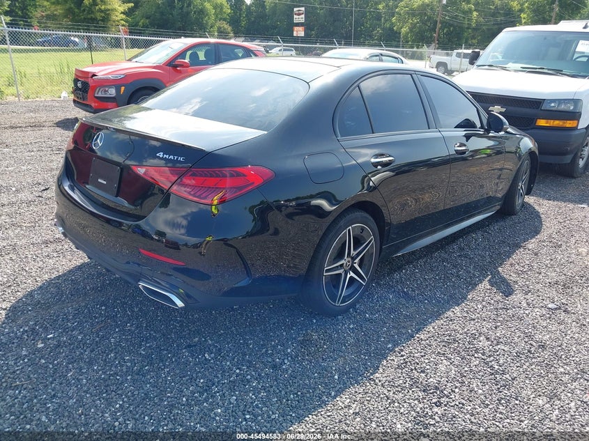 2024 Mercedes-benz C-klasse VIN W1KAF4HB2RR202093 IAAI salvage auction — LEFT FRONT, Salvage (South Carolina), sold $14,000 on 2026-08-02 (photo 4)