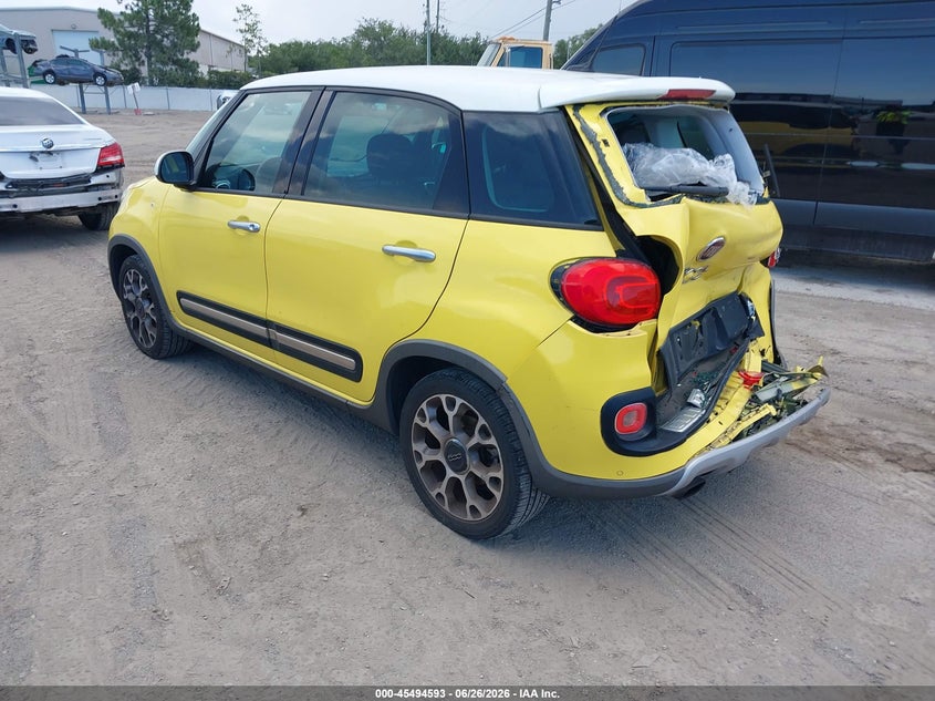 2014 Fiat 500l VIN ZFBCFADH5EZ004603 IAAI salvage auction — REAR END, Rebuildable (Florida), sold $850 on 2026-07-11 (photo 3)