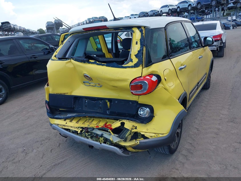 2014 Fiat 500l VIN ZFBCFADH5EZ004603 IAAI salvage auction — REAR END, Rebuildable (Florida), sold $850 on 2026-07-11 (photo 6)