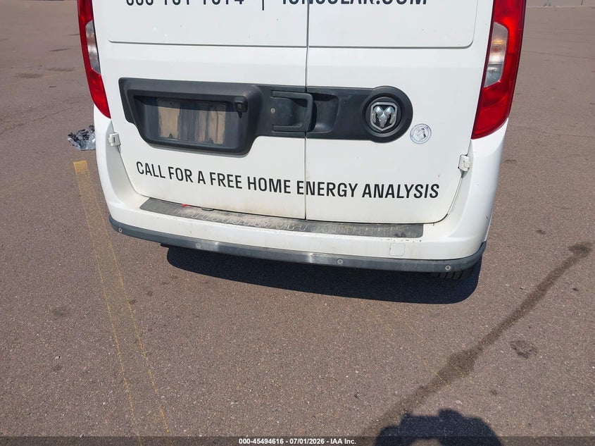 2022 Ram Promaster city VIN ZFBHRFABXN6X65705 IAAI salvage auction — LEFT SIDE, Enterprise Vehicles Clear Only (Colorado), sold $10,000 on 2026-07-28 (photo 9)