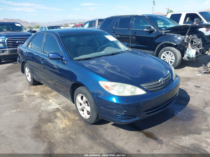 2002 Toyota Camry VIN JTDBE32K220123652 IAAI salvage auction — RIGHT REAR, Salvage (Arizona), sold $400 on 2026-07-28 (photo 1)