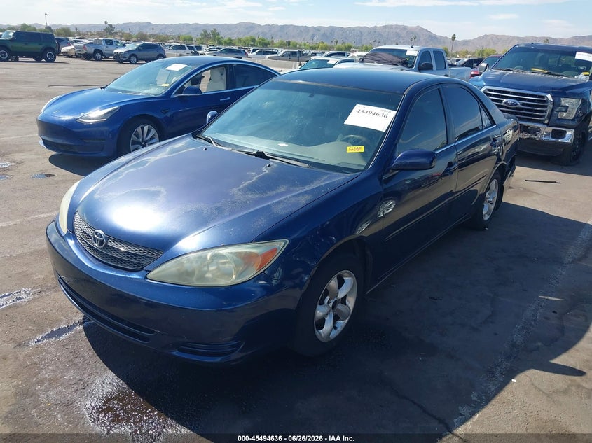 2002 Toyota Camry VIN JTDBE32K220123652 IAAI salvage auction — RIGHT REAR, Salvage (Arizona), sold $400 on 2026-07-28 (photo 2)