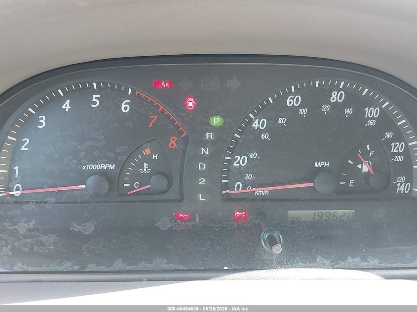 2002 Toyota Camry VIN JTDBE32K220123652 IAAI salvage auction — RIGHT REAR, Salvage (Arizona), sold $400 on 2026-07-28 (photo 7)