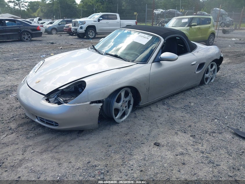 2001 Porsche Boxster VIN WP0CA29881U627201 IAAI salvage auction — SIDE, Salvage (South Carolina), sold $2,350 on 2026-08-02 (photo 2)