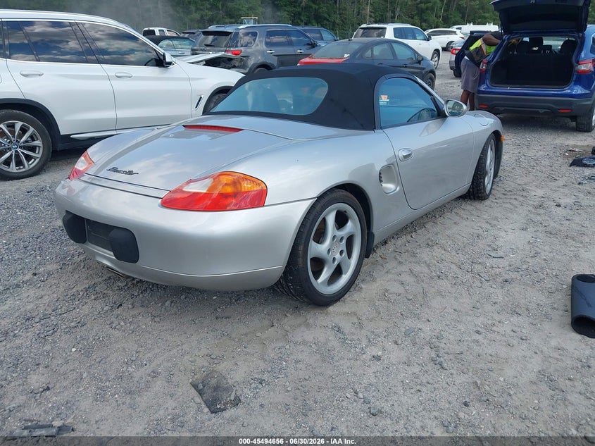 2001 Porsche Boxster VIN WP0CA29881U627201 IAAI salvage auction — SIDE, Salvage (South Carolina), sold $2,350 on 2026-08-02 (photo 4)
