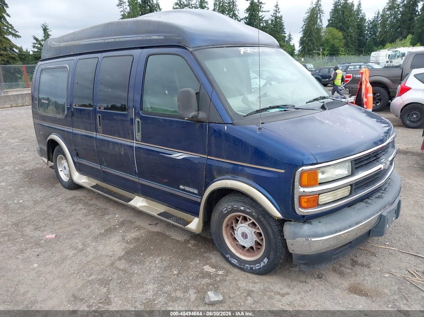 2002 Chevrolet Express 2500 VIN 1GBFG15M321216630 IAAI salvage auction — NORMAL WEAR, Clear (Washington), sold $325 on 2026-07-08 (photo 1)
