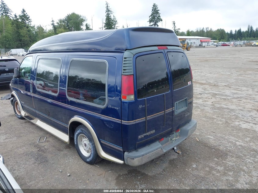 2002 Chevrolet Express 2500 VIN 1GBFG15M321216630 IAAI salvage auction — NORMAL WEAR, Clear (Washington), sold $325 on 2026-07-08 (photo 3)