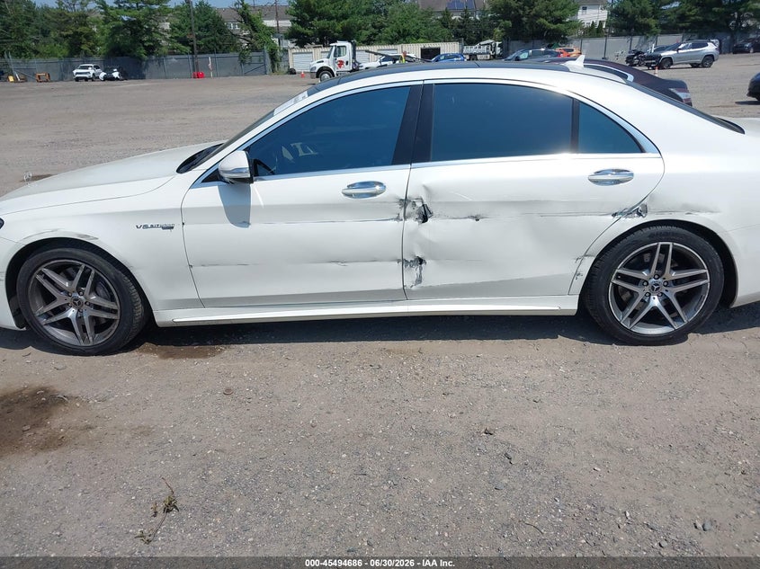 2018 Mercedes-benz S-klasse VIN WDDUG8GBXJA383482 IAAI salvage auction — SIDE, Salvage Title, sold $23,325 on 2026-08-18 (photo 6)