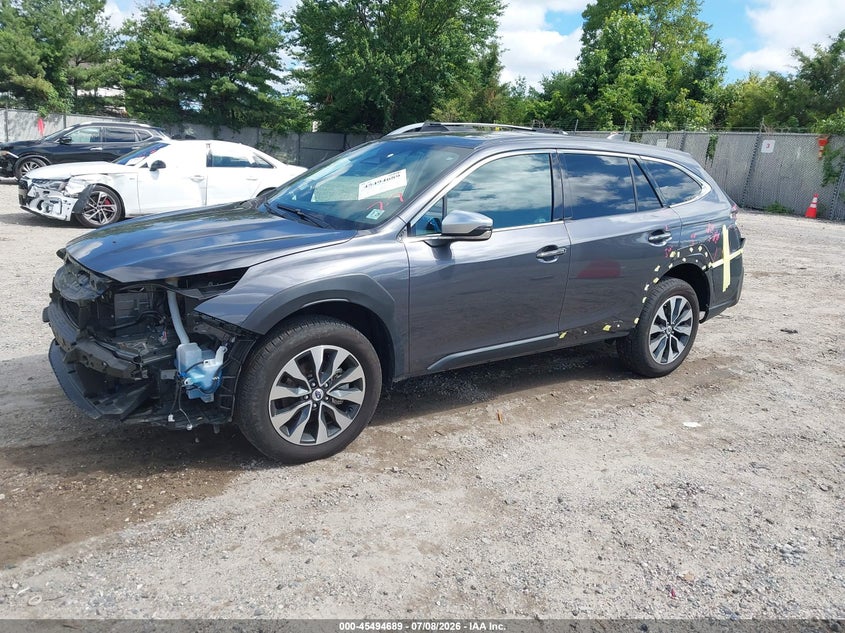 2024 Subaru Outback VIN 4S4BTAPC2R3248540 IAAI salvage auction — FRONT & REAR, Salvage (New Jersey), sold $8,600 on 2026-08-27 (photo 2)