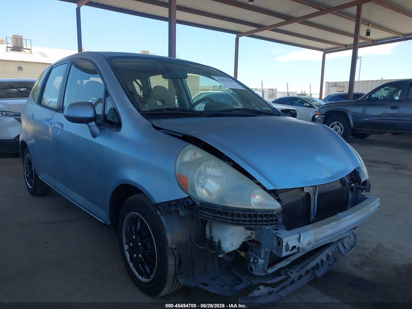 2007 Honda Fit VIN JHMGD38477S010212 IAAI salvage auction — FRONT END, Salvage (California), sold $675 on 2026-07-28 (photo 1)
