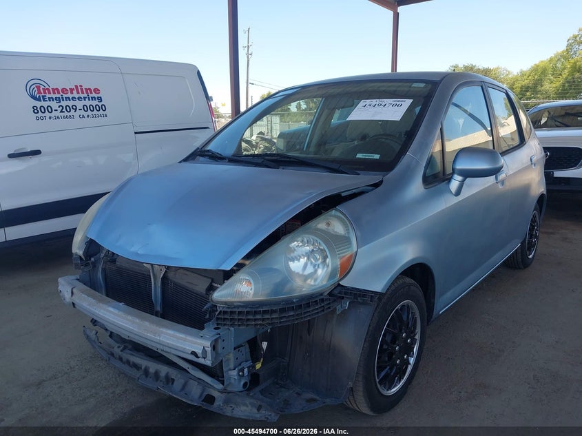 2007 Honda Fit VIN JHMGD38477S010212 IAAI salvage auction — FRONT END, Salvage (California), sold $675 on 2026-07-28 (photo 2)