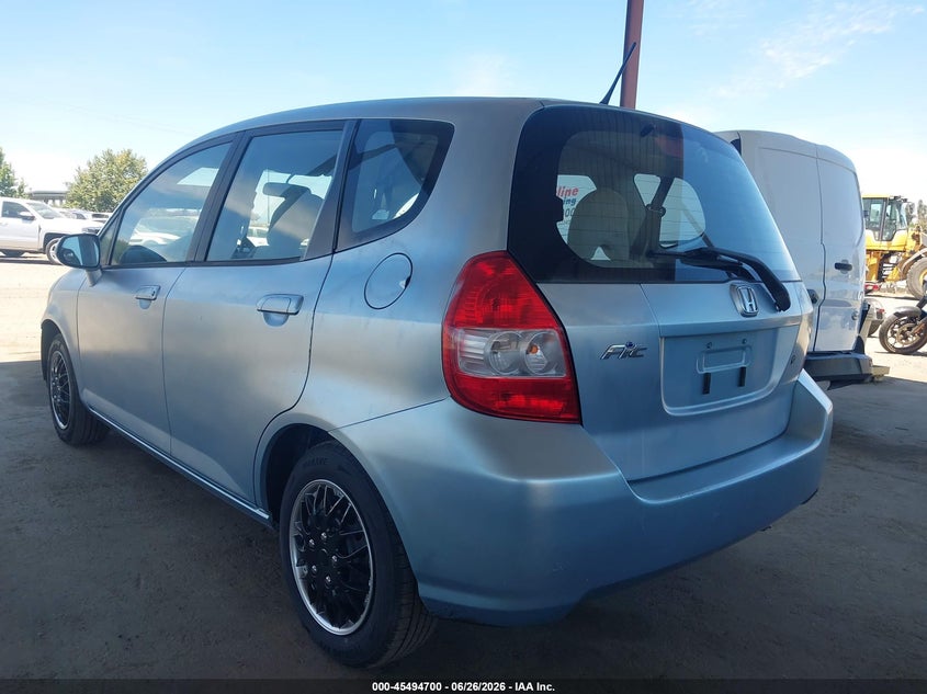 2007 Honda Fit VIN JHMGD38477S010212 IAAI salvage auction — FRONT END, Salvage (California), sold $675 on 2026-07-28 (photo 3)
