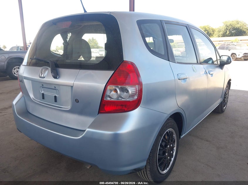 2007 Honda Fit VIN JHMGD38477S010212 IAAI salvage auction — FRONT END, Salvage (California), sold $675 on 2026-07-28 (photo 4)