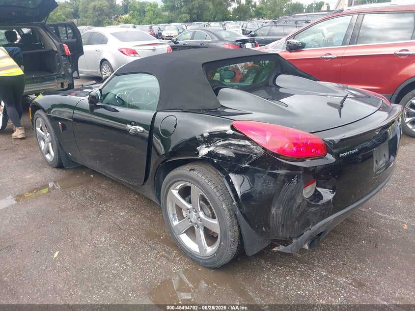 2008 Pontiac Solstice VIN 1G2MG35X88Y105147 IAAI salvage auction — LEFT REAR, Salvage (Missouri), sold $1,650 on 2026-08-23 (photo 3)