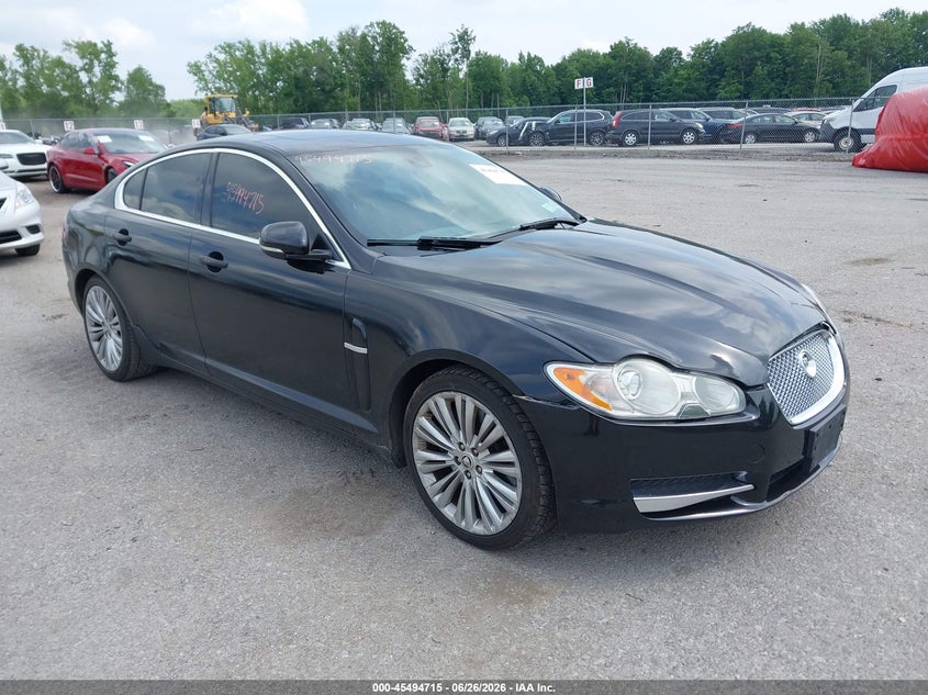 2011 Jaguar Xf VIN SAJWA0GB2BLR90330 IAAI salvage auction — FRONT & REAR, Mv-907A (New York), sold $425 on 2026-07-07 (photo 1)