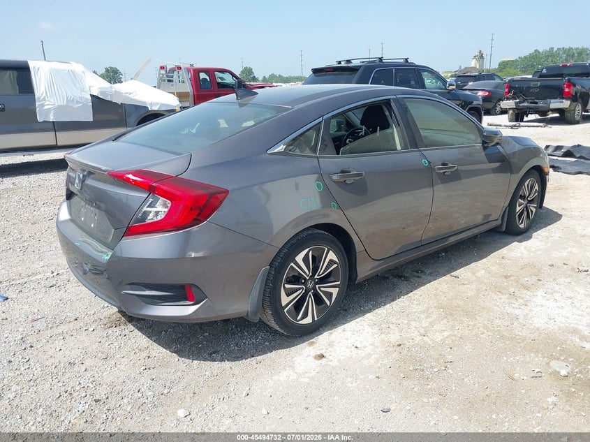 2018 Honda Civic VIN JHMFC1F38JX039483 IAAI salvage auction — LEFT SIDE, Salvage (Ohio), sold $4,150 on 2026-07-29 (photo 4)
