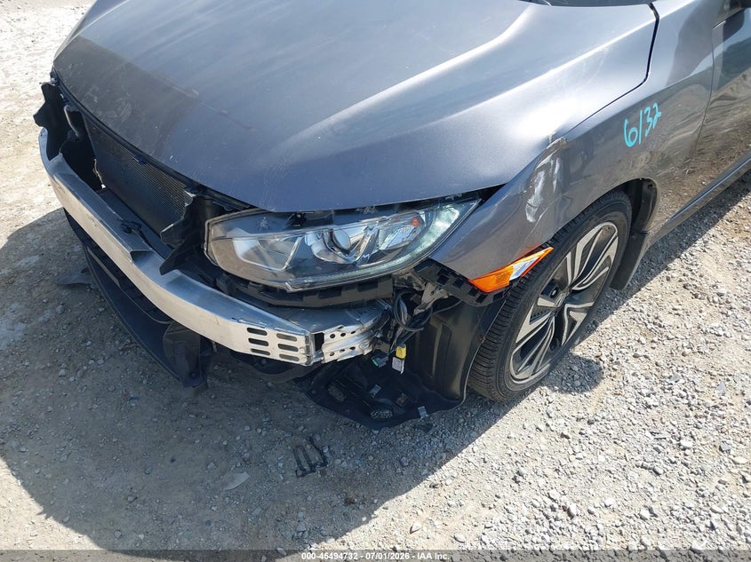 2018 Honda Civic VIN JHMFC1F38JX039483 IAAI salvage auction — LEFT SIDE, Salvage (Ohio), sold $4,150 on 2026-07-29 (photo 6)