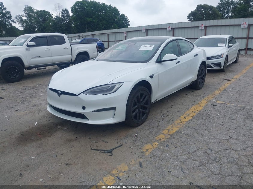 2021 Tesla Model s VIN 5YJSA1E53MF451690 IAAI salvage auction — SIDE, Salvage (Georgia), sold $11,300 on 2026-07-31 (photo 2)