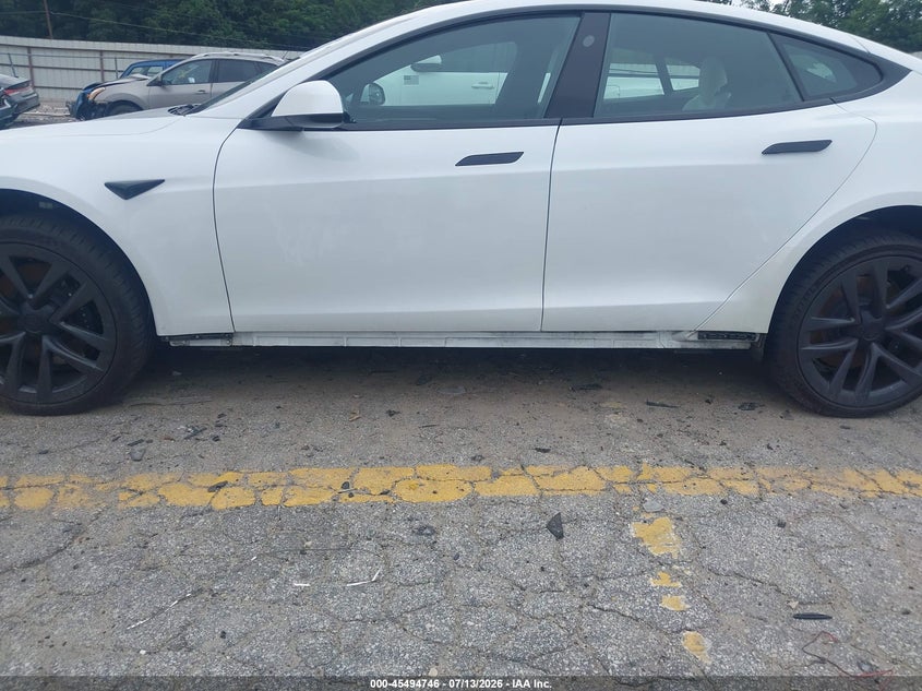 2021 Tesla Model s VIN 5YJSA1E53MF451690 IAAI salvage auction — SIDE, Salvage (Georgia), sold $11,300 on 2026-07-31 (photo 6)