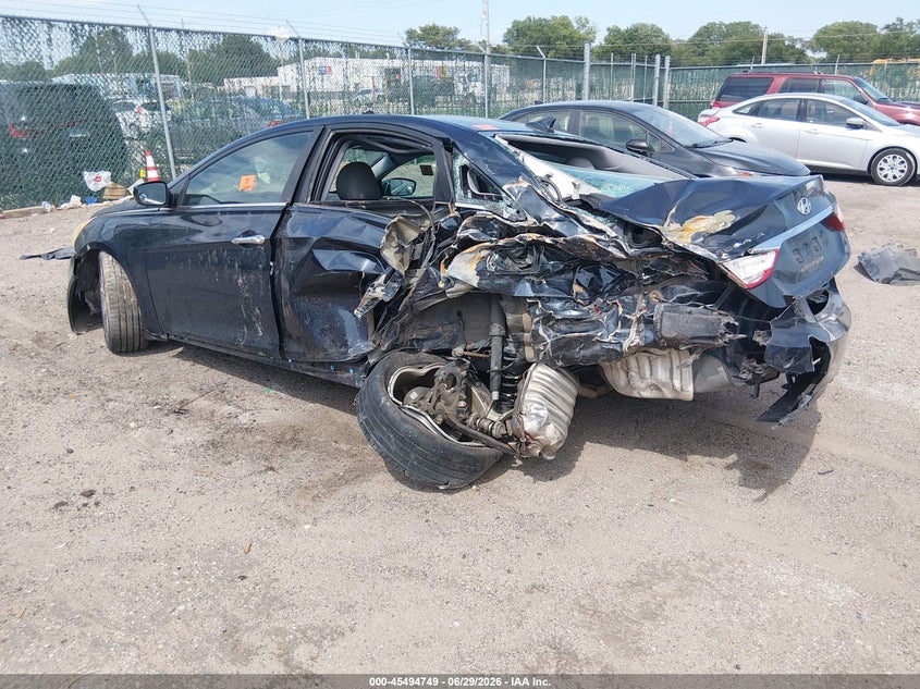 2011 Hyundai Sonata VIN 5NPEC4AC1BH254240 IAAI salvage auction — LEFT REAR, Salvage (Kansas), sold $300 on 2026-07-31 (photo 3)