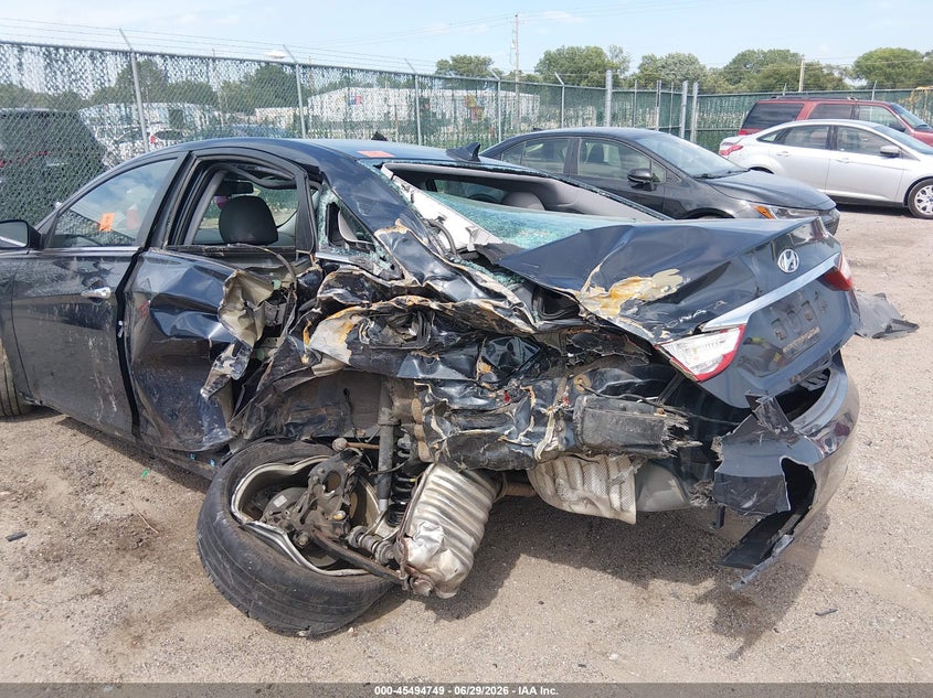 2011 Hyundai Sonata VIN 5NPEC4AC1BH254240 IAAI salvage auction — LEFT REAR, Salvage (Kansas), sold $300 on 2026-07-31 (photo 6)