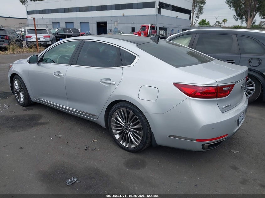 2017 Kia Cadenza VIN KNALC4J18H5070358 IAAI salvage auction — FRONT END, Salvage Certificate (California), sold $1,950 on 2026-07-31 (photo 3)