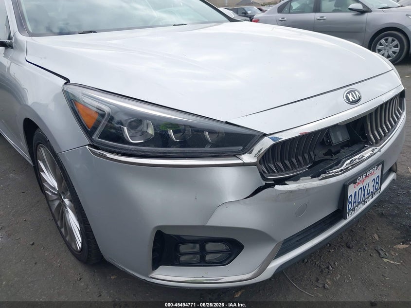 2017 Kia Cadenza VIN KNALC4J18H5070358 IAAI salvage auction — FRONT END, Salvage Certificate (California), sold $1,950 on 2026-07-31 (photo 6)