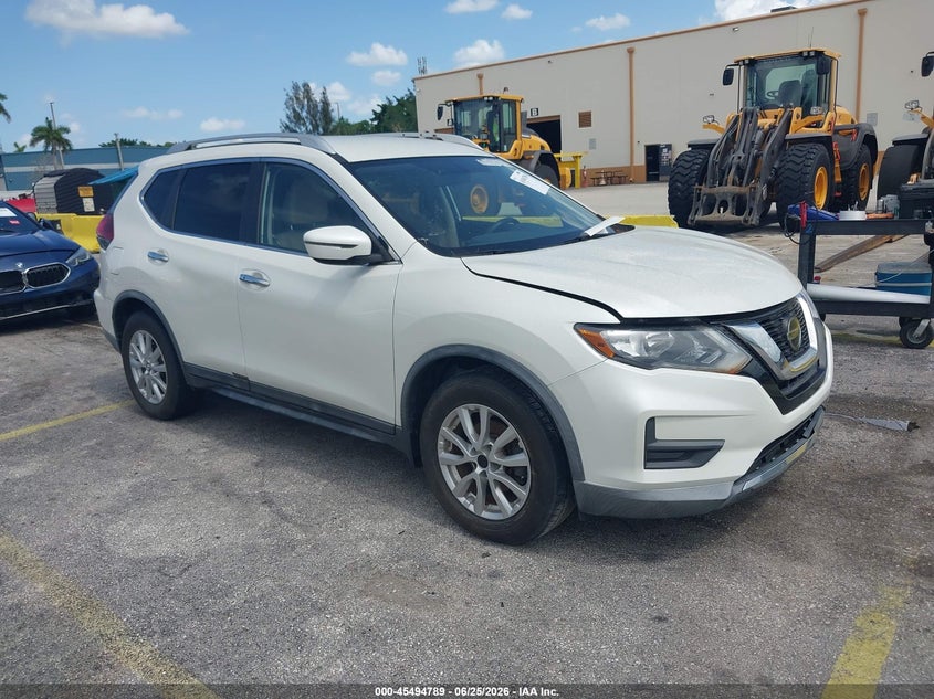2018 Nissan Rogue VIN KNMAT2MT5JP603112 IAAI salvage auction — WATER/FLOOD, Rebuildable (Florida), sold $1,350 on 2026-07-16 (photo 1)