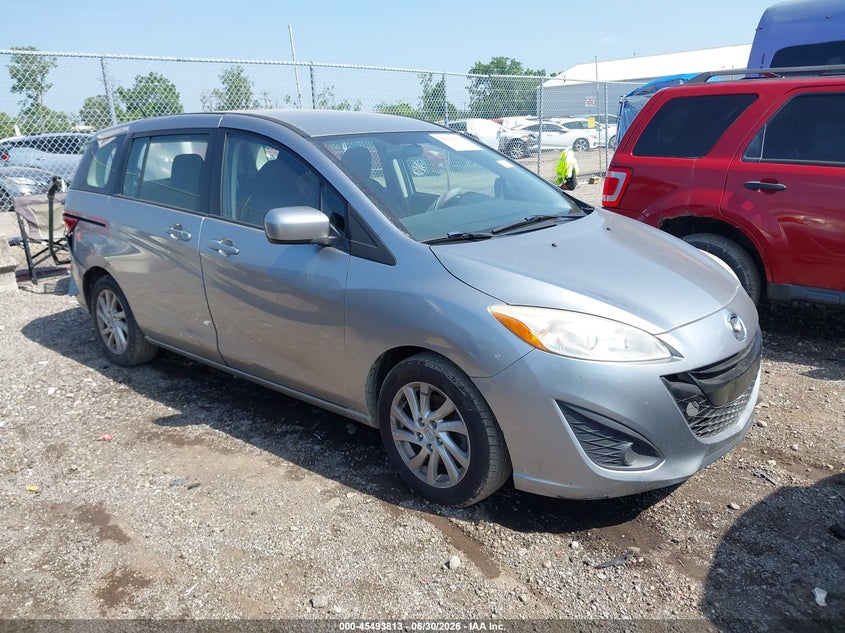 2012 Mazda 5 VIN JM1CW2BL2C0102449 IAAI salvage auction — REAR END, Salvage (Ohio), sold $325 on 2026-07-16 (photo 1)