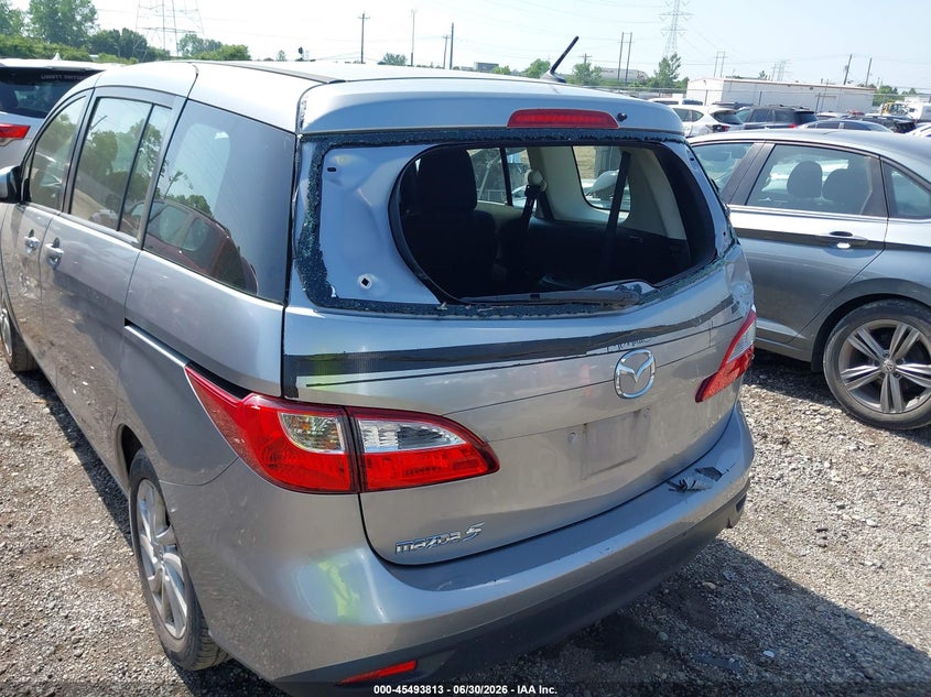 2012 Mazda 5 VIN JM1CW2BL2C0102449 IAAI salvage auction — REAR END, Salvage (Ohio), sold $325 on 2026-07-16 (photo 6)