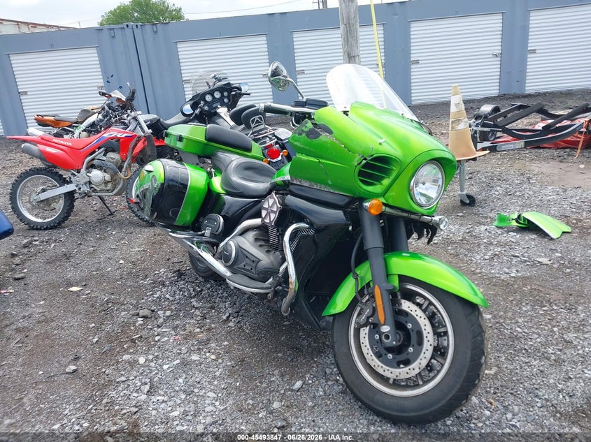 2012 Kawasaki Vulcan VIN JKBVNRJ15CA005394 IAAI salvage auction — FRONT END, Salvage Title, sold $950 on 2026-09-04 (photo 1)